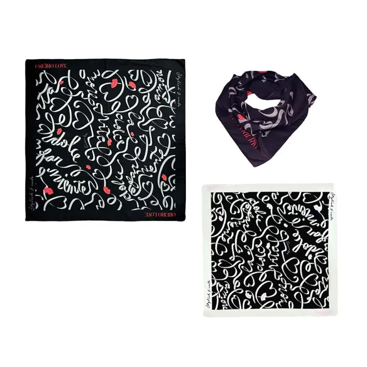 Pañuelo Estampado Las Oreiro 90 x 90