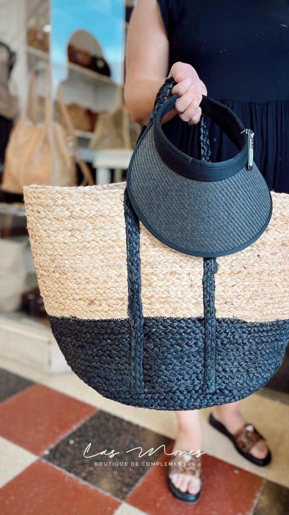 Bolso Yute Base Negra Las Mones