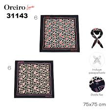 Pañuelo Animal Print Las Oreiro 90 x 90