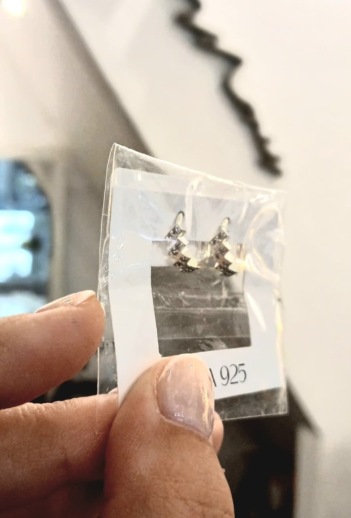 Aros Argolla Rectangulos