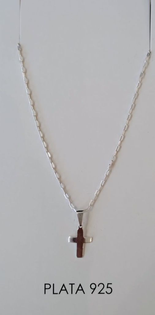 Collar Cadena Cruz Chica