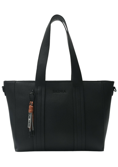 Cartera Tote Negra Skora (38450)