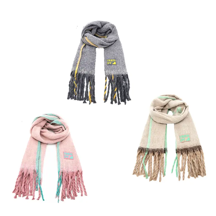 Bufanda Trendy (Tonos combinados)