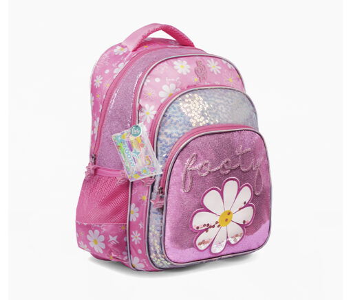 [5799] Mochila Margarita Rosa