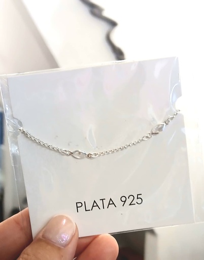 [P1010] Pulsera Plata 925