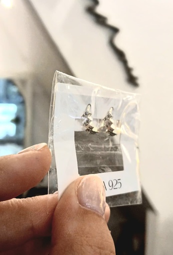 [A1035] Aros Plata 925