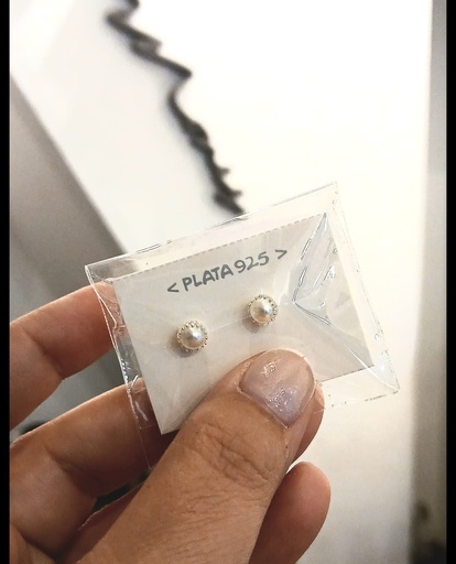 [A1042] Aros Perla chicos  