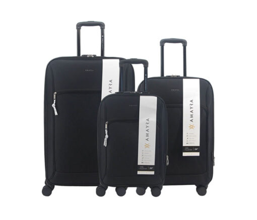 [16106780070142] Valija Set X3 Negro Amayra (67.8007NR)