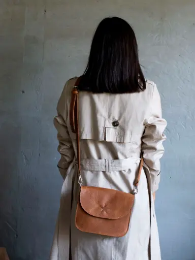 Cartera / Bandolera Cuero Carola